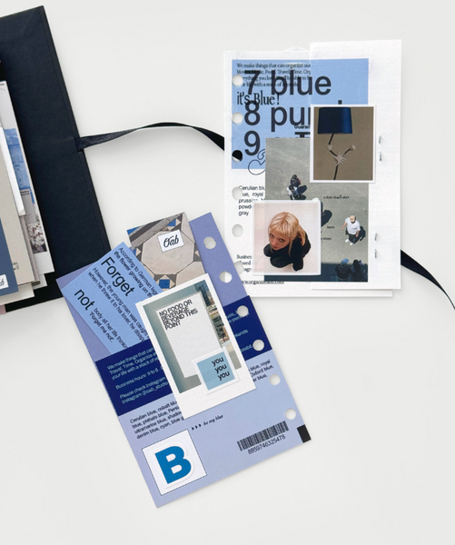 [oab studio] Tone Pack Blue Sticker Pack