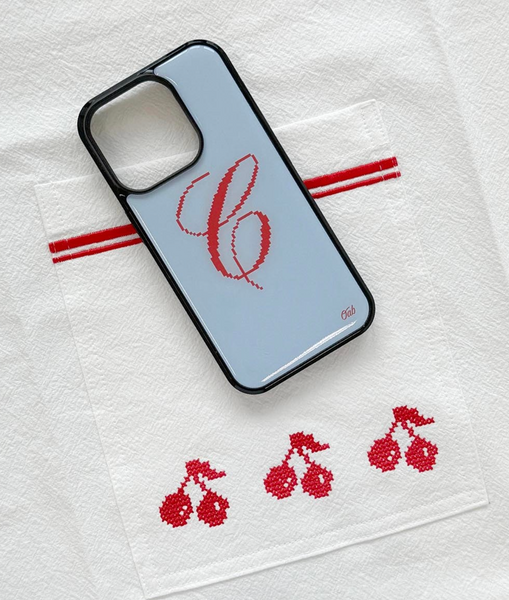 [oab studio] Initial Epoxy Phone Case (A to Z)