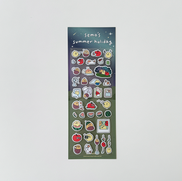 [second morning] Summer Holiday Removable Sticker