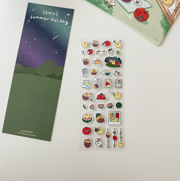 [second morning] Summer Holiday Removable Sticker