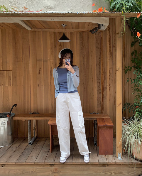 [SLOWAND] # SLOWAMDE Thin Fit Summer Cardigan