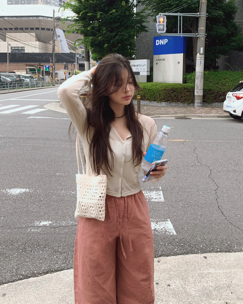 [SLOWAND] # SLOWAMDE Thin Fit Summer Cardigan