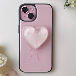 [Romantic Mood] Ribbon Tie Epoxy Phone Case