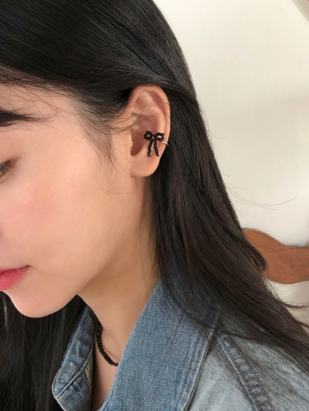 [DUNGEUREON] Rita Ribbon Ear Cuff