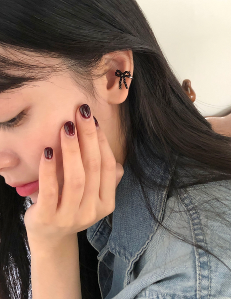 [DUNGEUREON] Rita Ribbon Ear Cuff