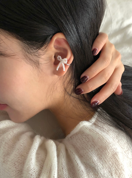 [DUNGEUREON] Rita Ribbon Ear Cuff