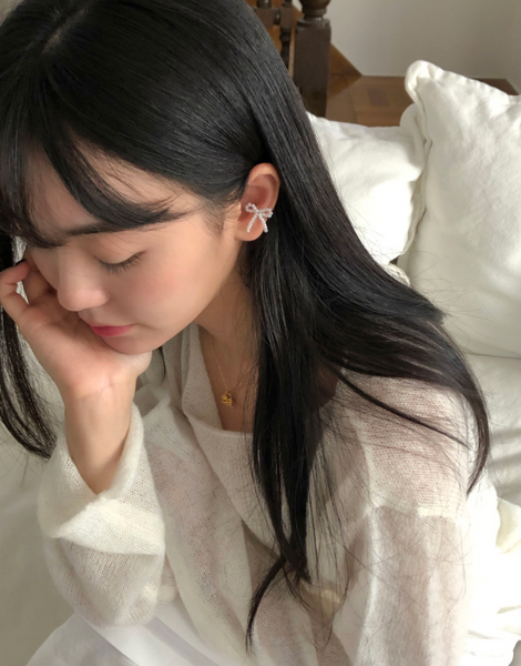 [DUNGEUREON] Rita Ribbon Ear Cuff