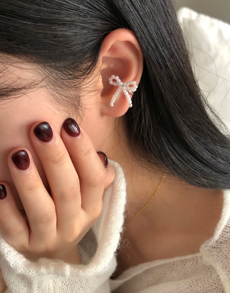 [DUNGEUREON] Rita Ribbon Ear Cuff