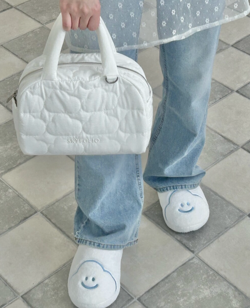 [Skyfolio] Cloud Quilting Bag (White)