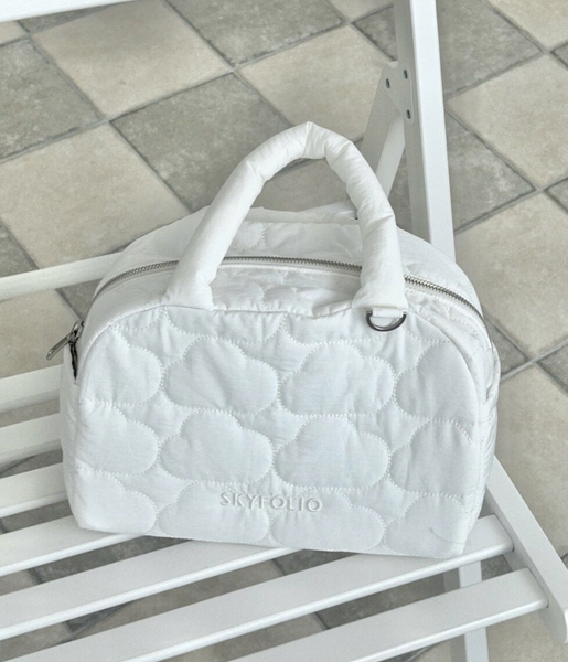 [Skyfolio] Cloud Quilting Bag (White)