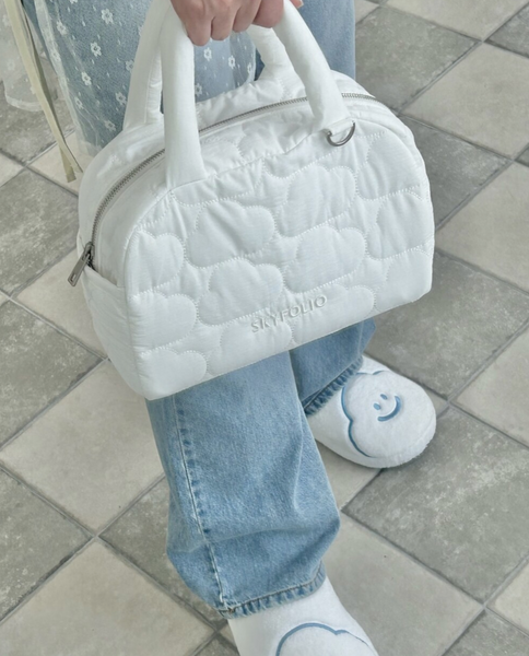 [Skyfolio] Cloud Quilting Bag (White)