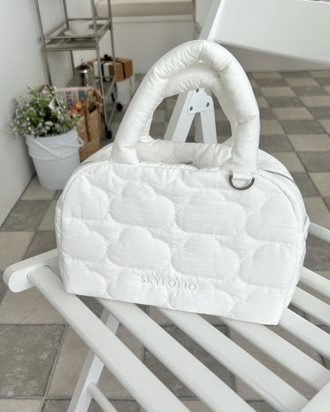 [Skyfolio] Cloud Quilting Bag (White)