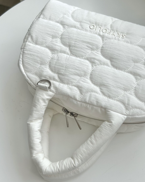 [Skyfolio] Cloud Quilting Bag (White)