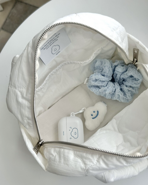 [Skyfolio] Cloud Quilting Bag (White)