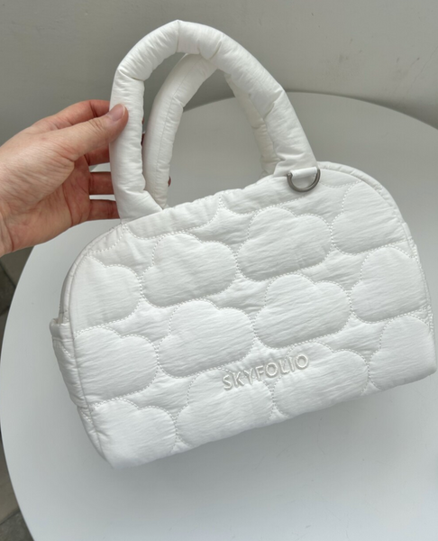 [Skyfolio] Cloud Quilting Bag (White)