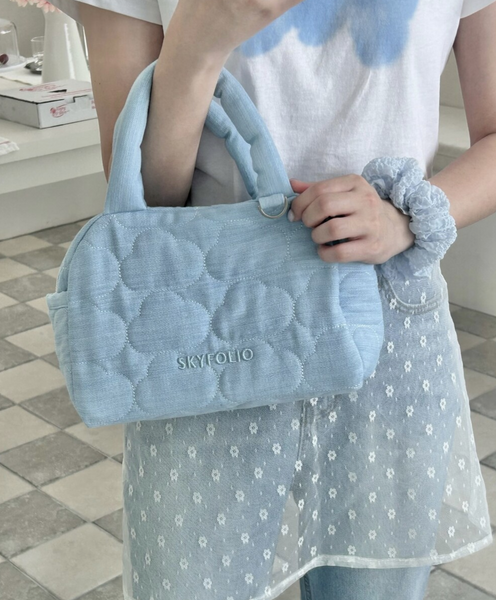 [Skyfolio] Cloud Quilting Bag (Denim Blue)