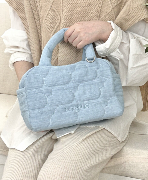 [Skyfolio] Cloud Quilting Bag (Denim Blue)