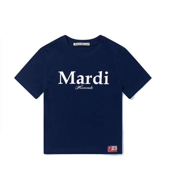 [MARDI MERCREDI] CROPPED TSHIRT MARDI CLASSIC (NAVY WHITE)