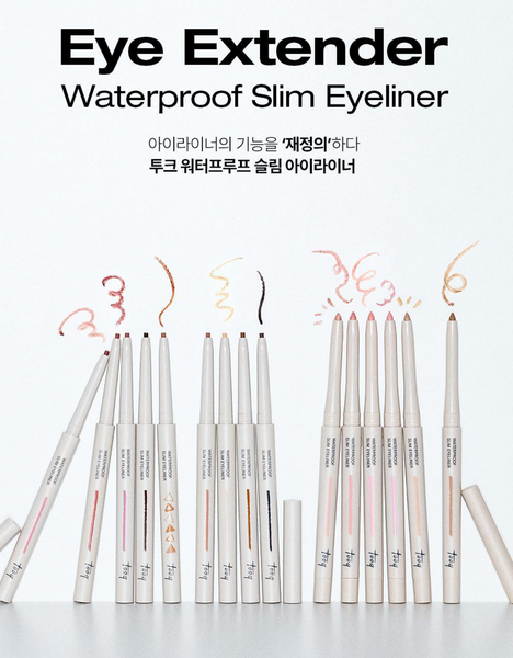 [tooq] Waterproof Slim Eyeliner (15Colours)