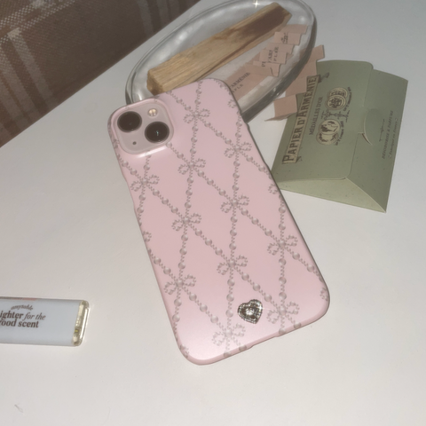 [atta] Hold Me Tight Pink Hard Phone Case