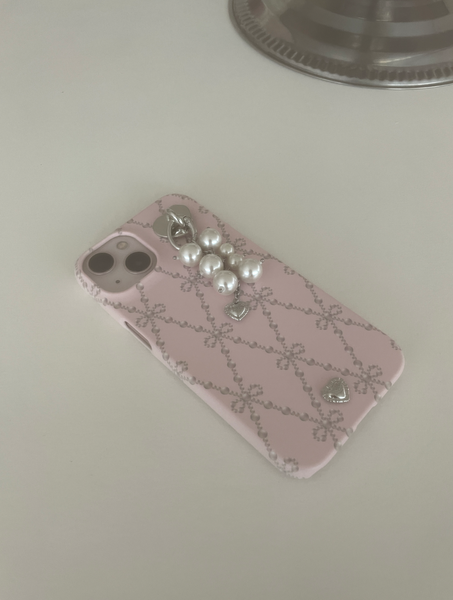 [atta] Hold Me Tight Pink Hard Phone Case