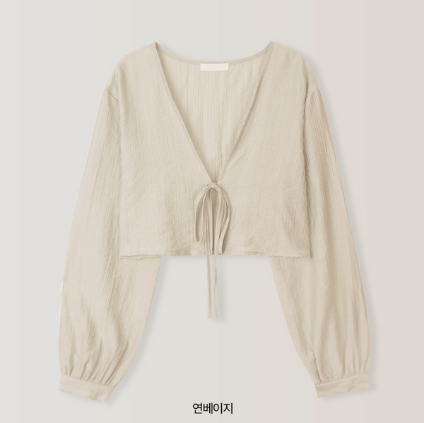 [SLOWAND] Tencel Sleeveless and Cardigan Set