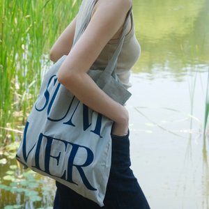 [SLOWSTITCH] Summer Bag (Navy)