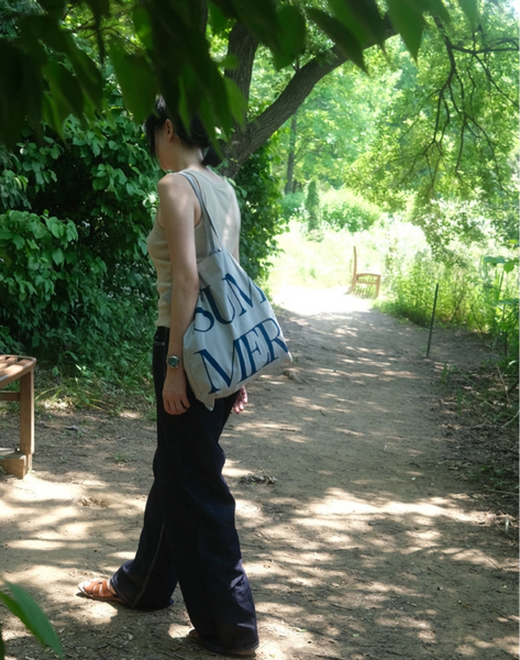 [SLOWSTITCH] Summer Bag (Navy)