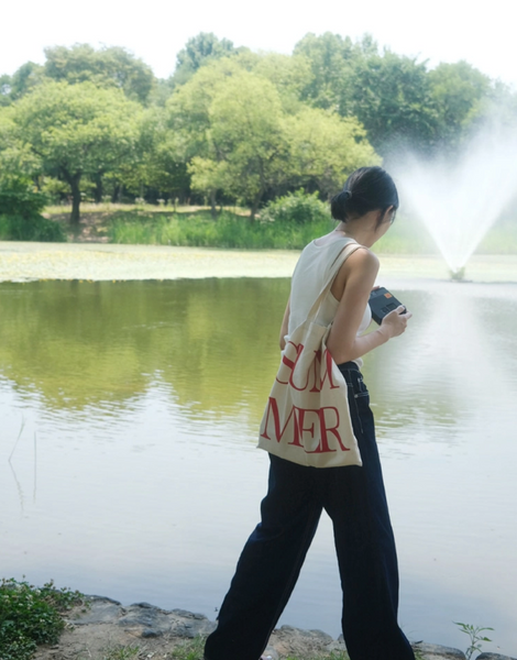 [SLOWSTITCH] Summer Bag (Red)