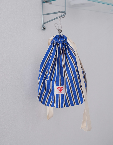 [MINMIN] Daily Pouch Bag (Blue Stripe)