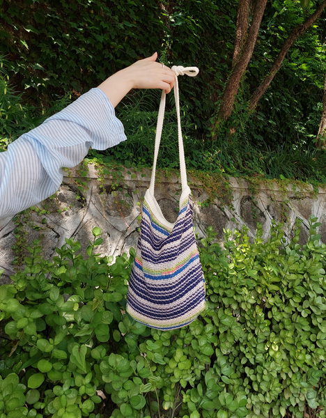 [uab] Stripe Net Bag