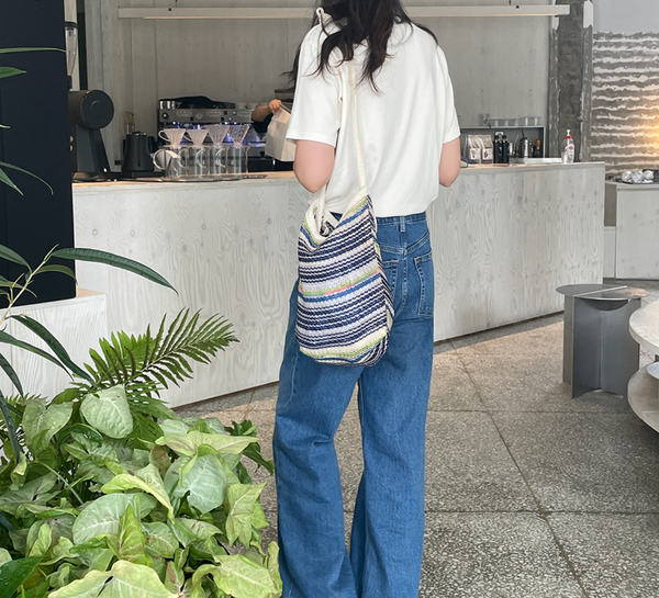 [uab] Stripe Net Bag