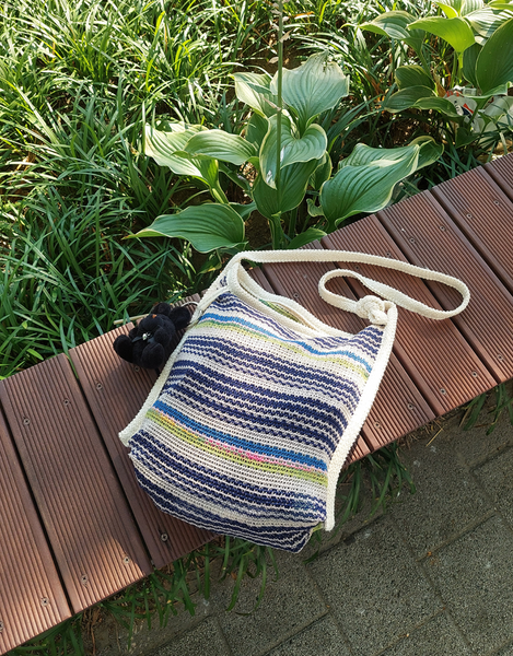 [uab] Stripe Net Bag