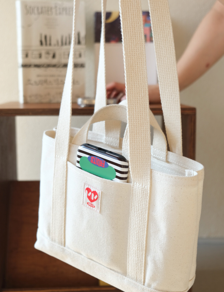 [MINMIN] LOVE FRUiTS BASIC CANVAS BAG