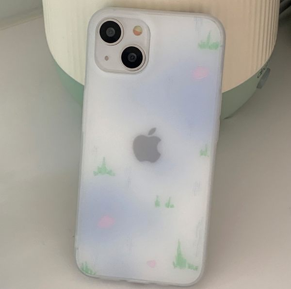 [withsome] Pastel Blur Sea Phone Case