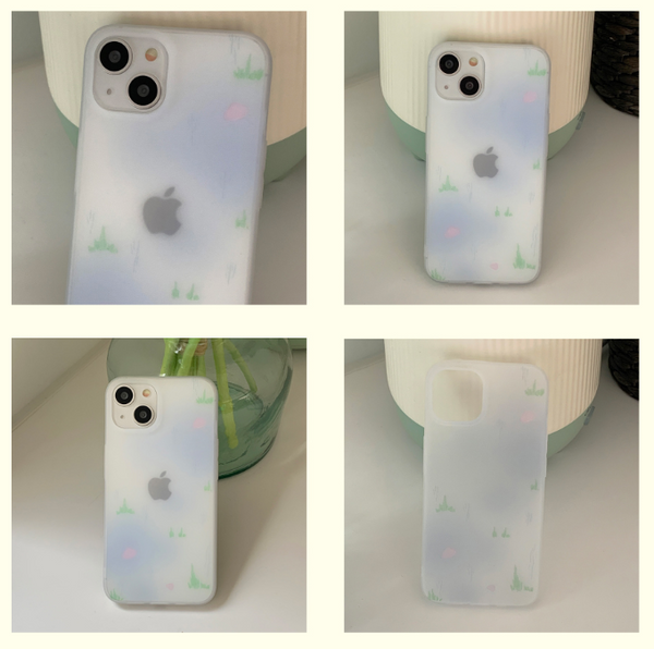 [withsome] Pastel Blur Sea Phone Case