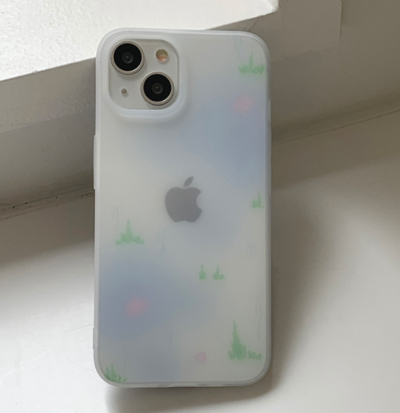 [withsome] Pastel Blur Sea Phone Case