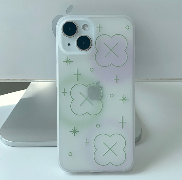 [withsome] Bubble Blur Clover Phone Case