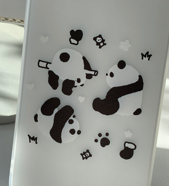 [withsome] Fluffy Panda Phone Case