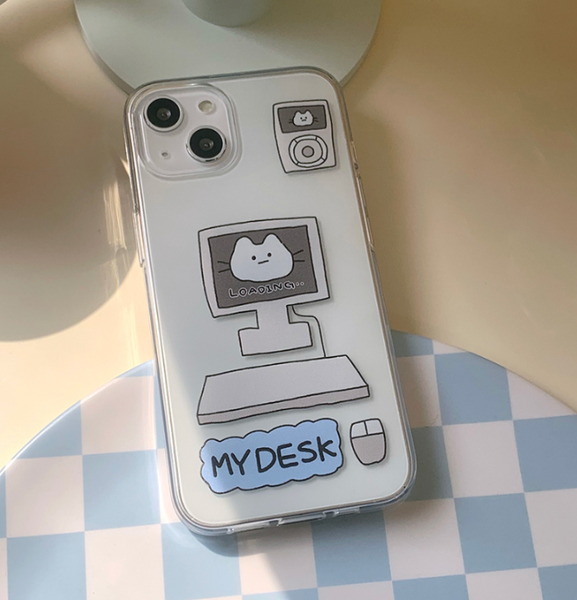 [withsome] My Desk Jelly Phone Case