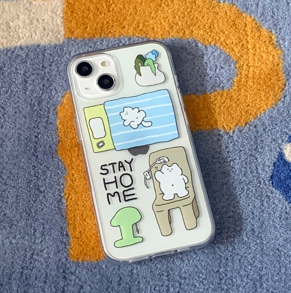 [withsome] STAY Home Cat Phone Case