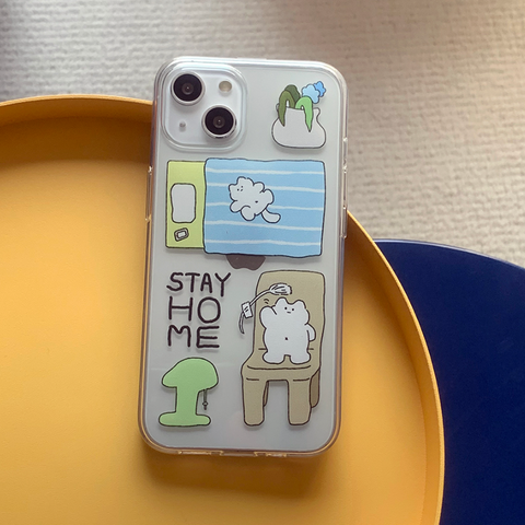 [withsome] STAY Home Cat Phone Case