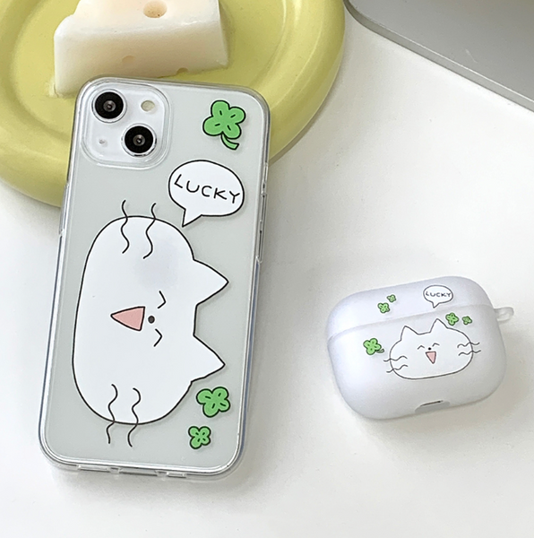 [withsome] Lucky Cat AirPods Case