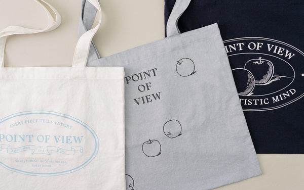 [POINT OF VIEW] POV Fabric Bag Writer (6Colours)