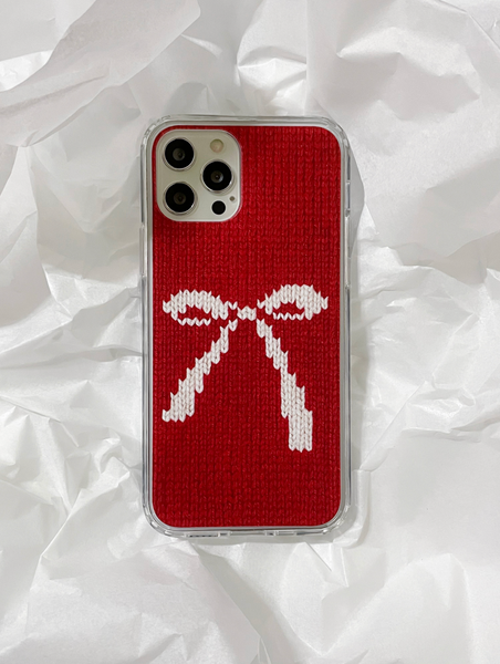 [delphin] RIBBON KNIT HARD JELLY CASE