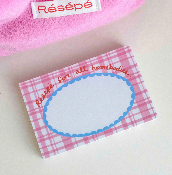 [RESEPE] Mini Table Cloth Memopad