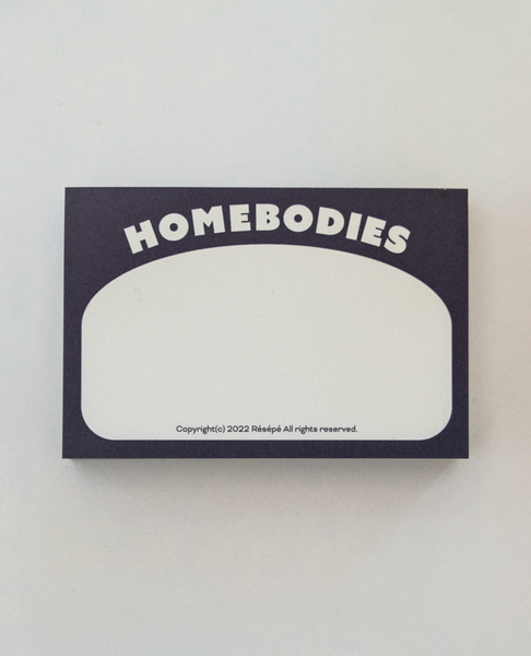 [RESEPE] Homebodies Memopad