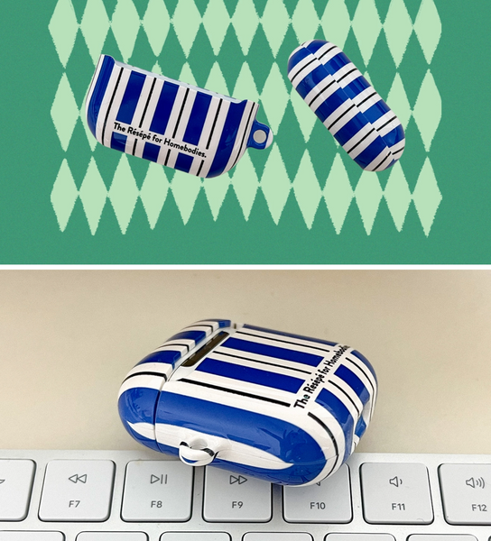 [RESEPE] Blue Stripe Airpods Case