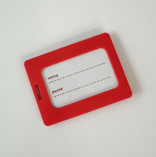 [second morning] FRAGILE Name Tag
