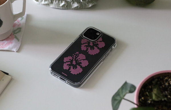 [honokaa] Hibiscus (PINK) Jelly Hard Case